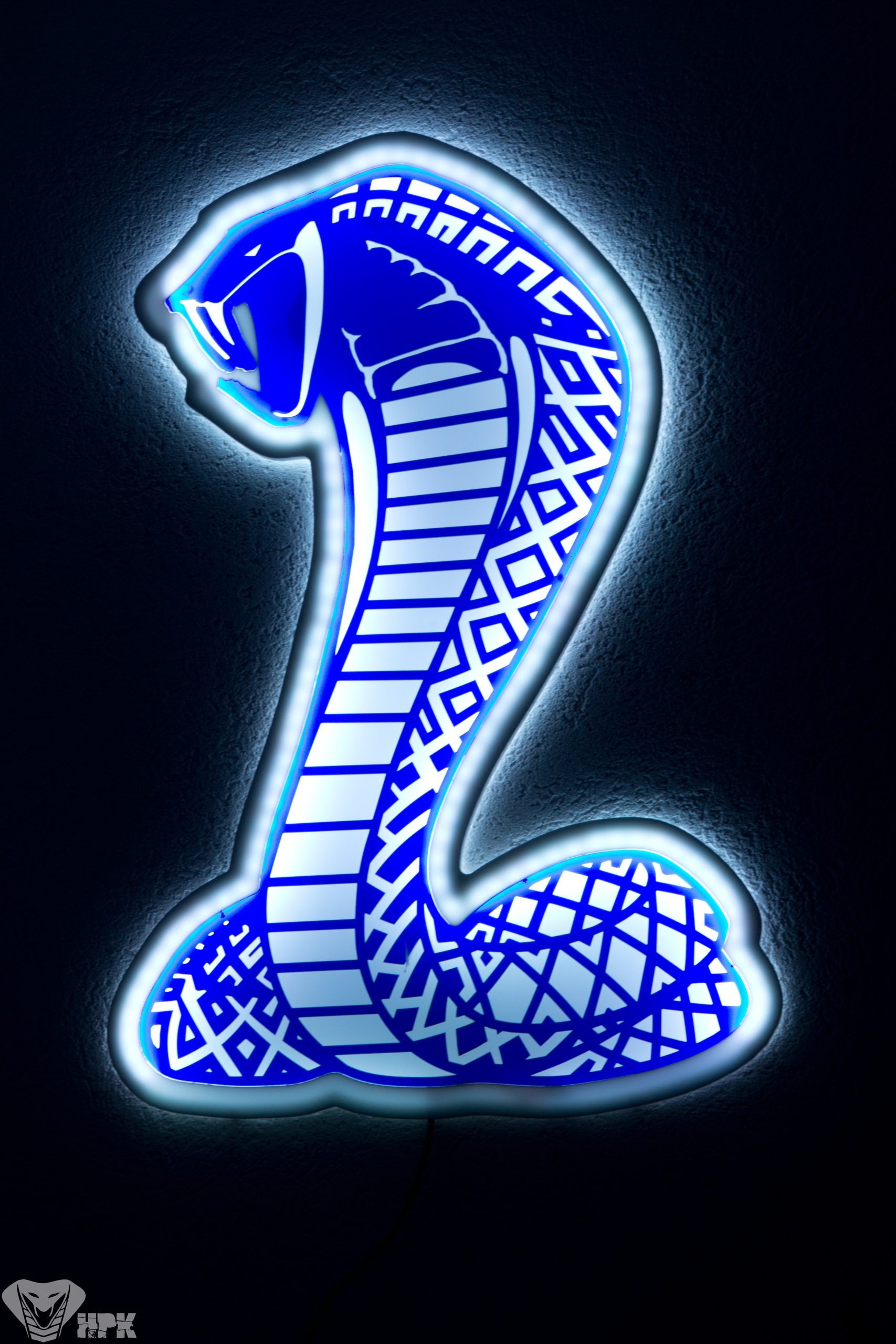Glowing Snake Wall Decor